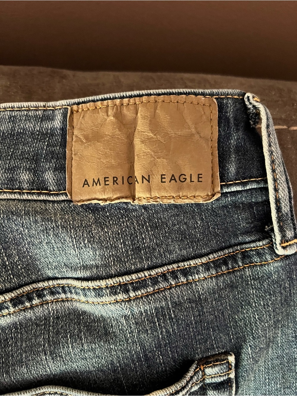 American Eagle Outfitters Men’s Faded Blue Bootcut Jeans - Picture 5 of 6